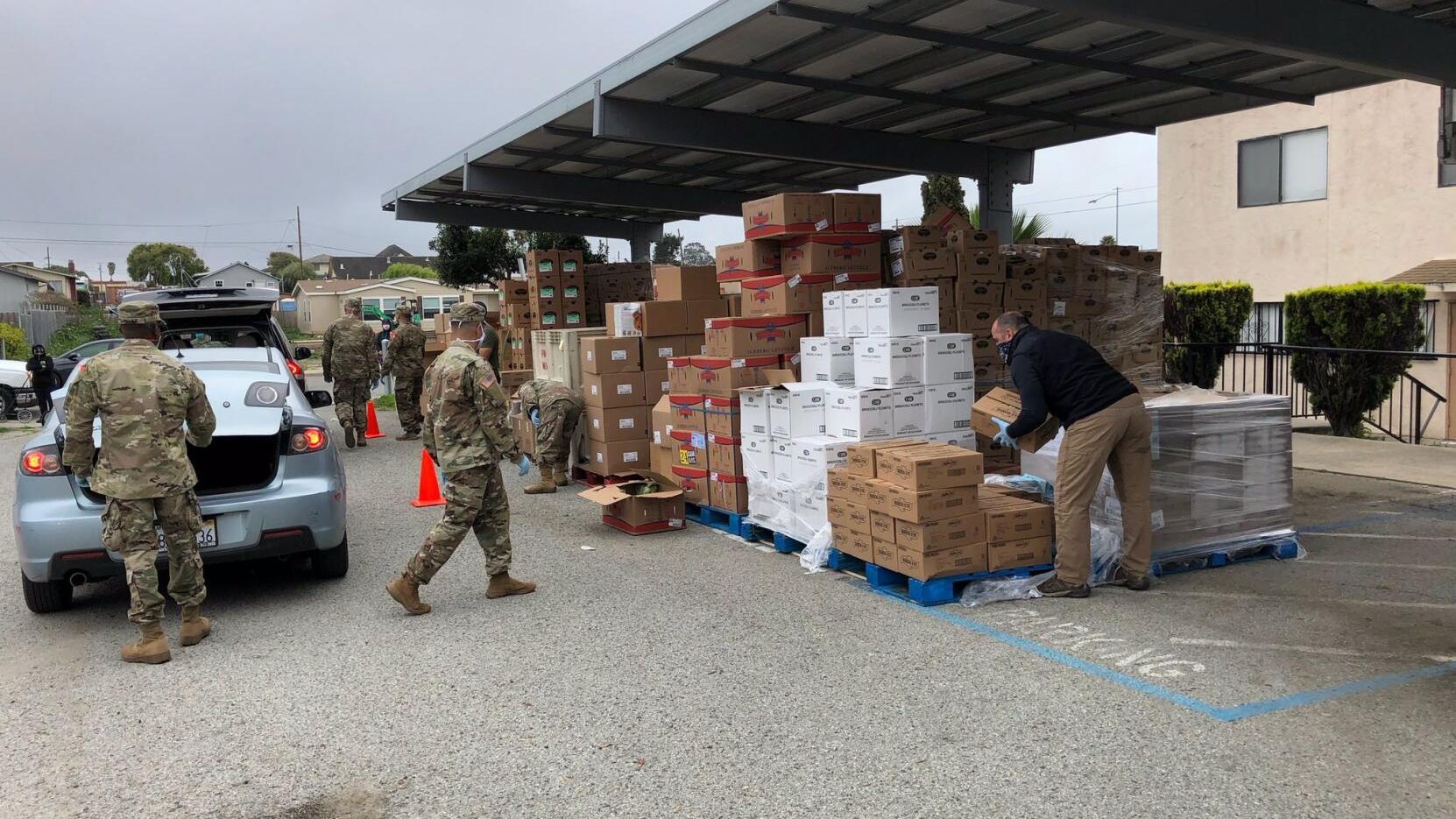 Newsom deploys National Guard to support food banks as CalFresh benefits stall